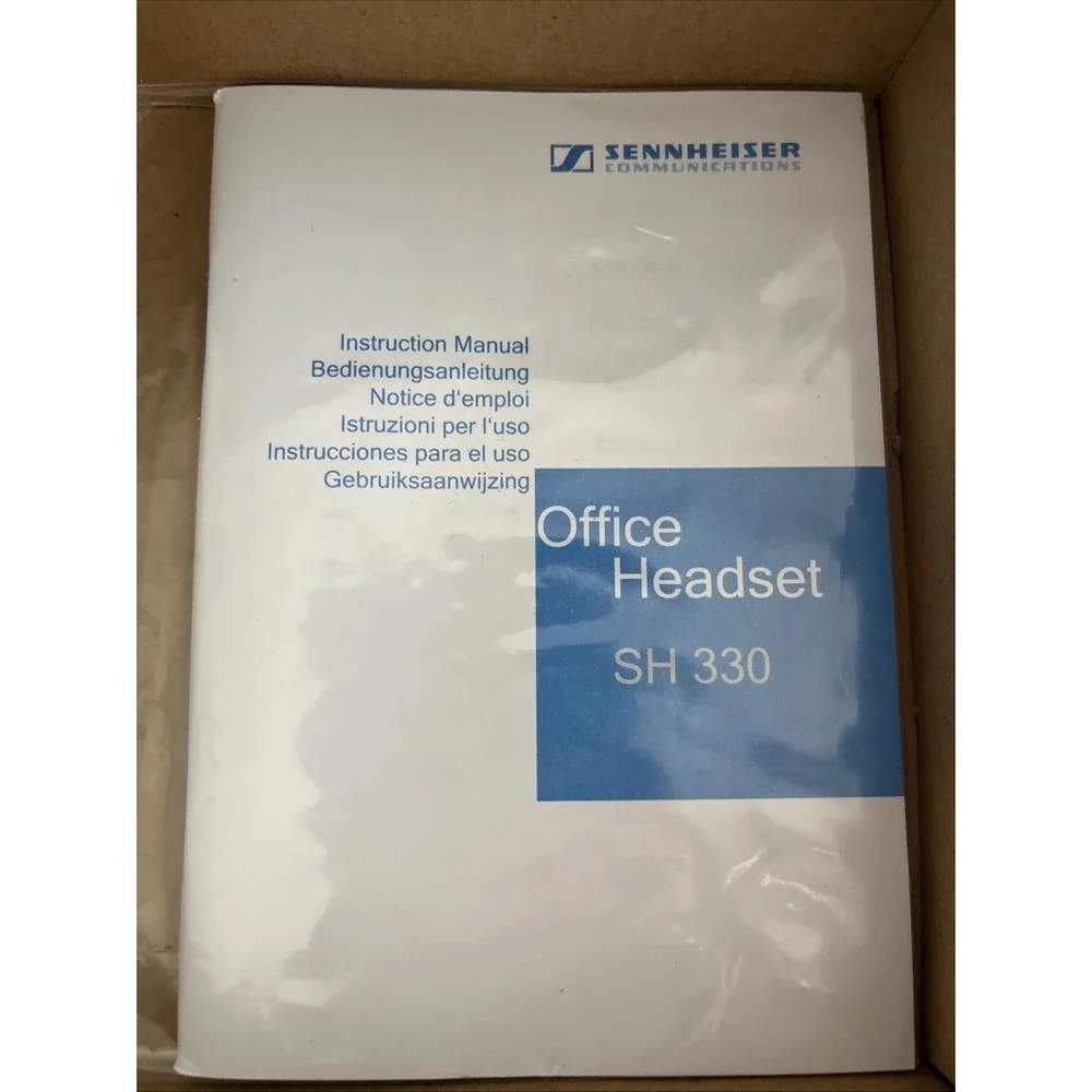 Sennheiser Monaural CX&O SH 330 Headset NEW With‎ Extras